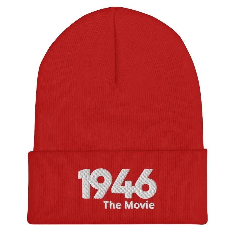 Red Ski Cap with White Logo